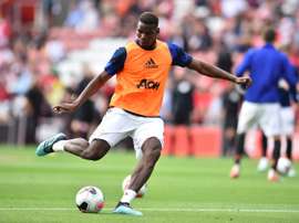 Pogba, desfalque contra o West Ham. AFP
