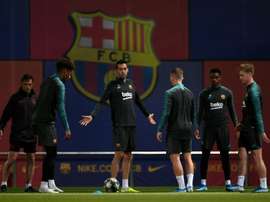 O Barça divulga a sua lista de relacionados para a Champions. AFP