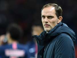 Tuchel irritado com a arbitragem. AFP