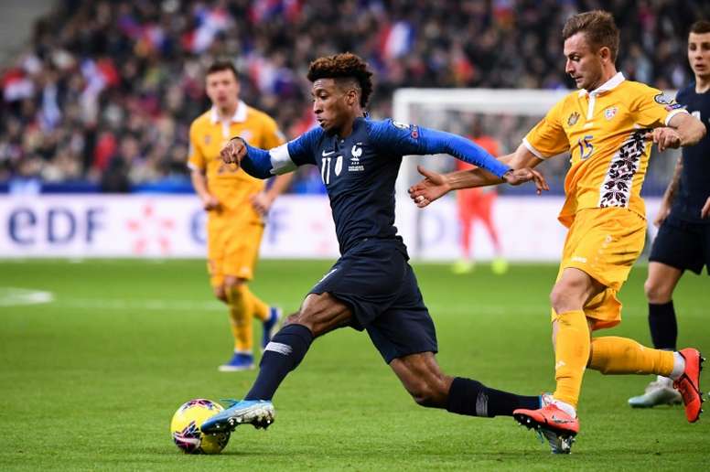 RM, Barca and Man City are interested in Coman. AFP