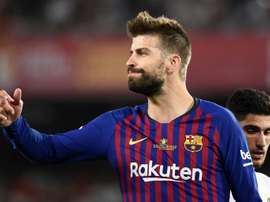 Piqué falou sobre a temporada azulgrana. AFP