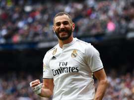 Benzema veut battre son record de buts en Espagne. AFP