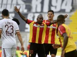 Kakuta, le globe-trotter a retrouvé Lens avec bonheur. AFP
