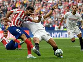 L'Atlético accroché 2-2 par Séville à 4 jours de la C1. AFP