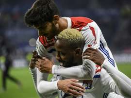 Dembélé à un peu de mal. AFP