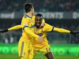 Le milieu de terrain de la Juventus Blaise Matuidi lors du match contre l'Hellas Vérone. AFP