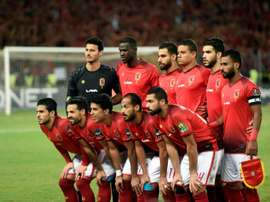 Al-Ahly avant la finale aller de la Ligue des champions d'Afrique. AFP