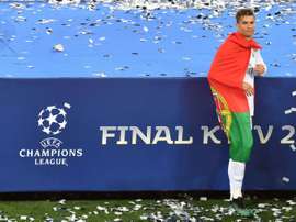 A última dança de Cristiano Ronaldo. AFP