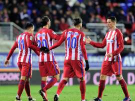 L'Atletico Madrid arrache le match nul à Eibar grâce à un but de Juanfran, en Coupe du Roi. AFP