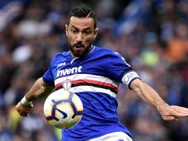 L'attaquant de la Sampdoria, Fabio Quagliarella. AFP