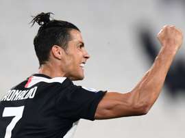 Cristiano Ronaldo é o vice-líder da lista de artilheiros da Serie A. AFP