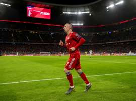 Lattaquant français du Bayern Munich, Franck Ribéry. AFP