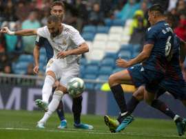 Benzema marque toujours. AFP