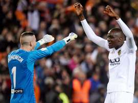 Le défenseur de Valence Mouctar Diakhaby. AFP