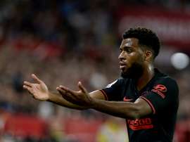 Lemar rend la vie difficile à l'Atlético. afp