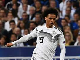 Sane was one of the protagonists in the win over Russia. AFP