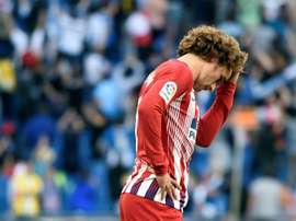 Antoine Griezmann lors de la défaite 3-0 face à l'Espanyol. AFP