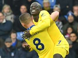Kanté offre la victoire. AFP