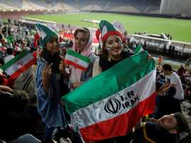 Les femmes iraniennes étaient au stade. AFP