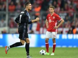 Ronaldo scored two goals at the Allianz Arena.