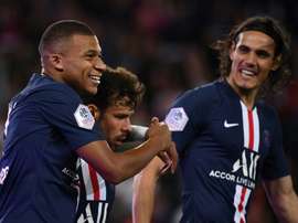 Tuchel recupera Cavani e Mbappé contra o Nice. AFP