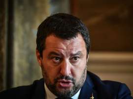 Le ministre de l'intérieur italien Matteo Salvini. AFP
