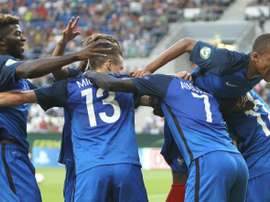 Seleção francesa é uma das grandes candidatas à vitória na prova, mesmo sem Mbappé. AFP