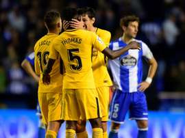 Atlético e Depor, frente a frente na LaLiga. AFP