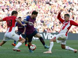 Le milieu de terrain de lAthletic Bilbao Oscar De Marcos buteur. Goal