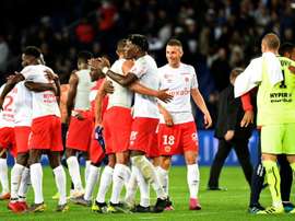 Les compos probables du match de Ligue 1 entre Reims et Montpellier. AFP