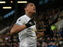 O Manchester United multou o atacante francês. AFP