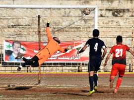 En Syrie, le football éprouvé par la dégringolade de la monnaie nationale. afp