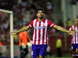 L'attaquant de l'Atletico Madrid Diego Costa lors d'un match contre Séville. AFP