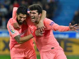Le Barça est tout proche du titre. AFP
