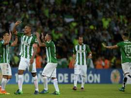 Atlético Nacional rascó un empate en su visita a El Campín. AFP