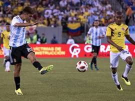 Paulo Dybala et lArgentine ont été accrochés par la Colombie de Wilmar Barrios. AFP