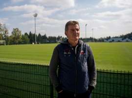 L'ex-international bulgare Emil Kostadinov, le 2 octobre 2017, à Sofia. AFP