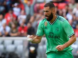 Benzema appelle au calme. AFP