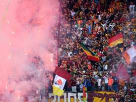Supporters de l'Espérance de Tunis lors de la finale du championnat face à l'Etoile du Sahel. AFP
