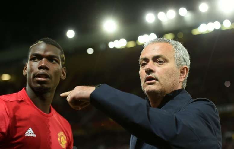Murphy believes Mourinho fabricated his spat with Pogba. AFP
