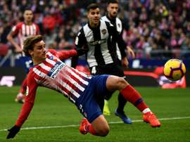 Griezmann foi o autor do único gol válido da partida. AFP