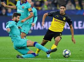 Achraf could remain at Dortmund. AFP