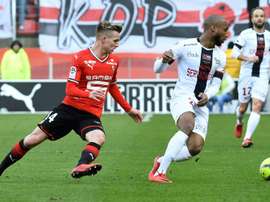 Les compos probables du match de Ligue 1 entre Guingamp et Rennes. AFP