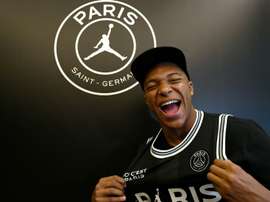 La marque de Mbappé évolue. AFP