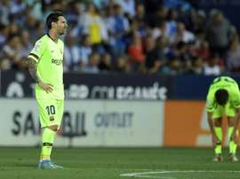 Messi n'aura pas empêché la défaite. AFP