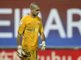 Rubén guardará ahora la meta de Osasuna. EFE/Archivo