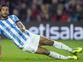 el defensa argentino del Málaga Marcos Angeleri. EFE/Archivo
