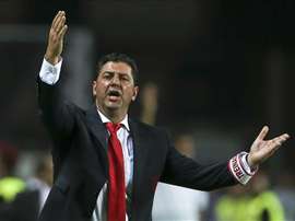Rui Vitória lamentou a derrota. EFE