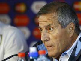 El entrenador de la selección uruguaya de fútbol Óscar Tabárez. EFE/Archivo