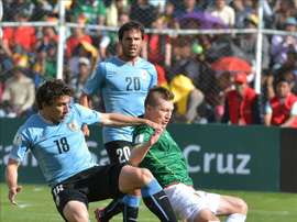 Bolivia se fue goleada de Uruguay, y sin marcar un gol propio pese a terminar 4-2. EFE/Archivo